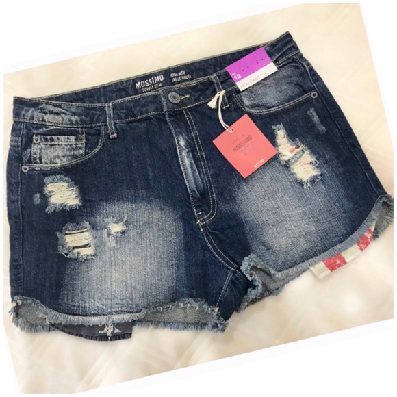 Mossimo Supply Co. Pants - ❤️SOLD❤️🆕RIPPED DENIM SHORTS HIGH WAIST